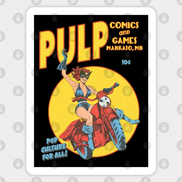 PULP Motorcycle Sticker by PULP Comics and Games